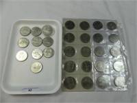 TRAY AND SHEET - 30 CANADA SILVER DOLLARS