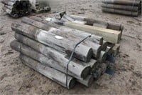 (2) Bundles Of  Assorted Wood Posts Lengths Vary