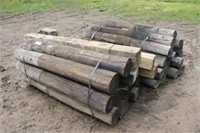 (2) Bundles Of  Assorted Wood Posts Lengths Vary