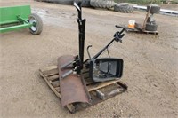60" ATV Plow & Agri-Fab Push Type Spreader