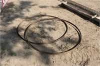 (2) 46" Steel Wheel Bands
