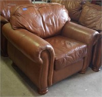 Thomasville Genuine Leather Arm Chair