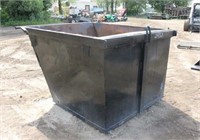 Metal Garbage Container, Approx 68"x80"x48"