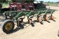 John Deere 3PT. 5-16 Bottom Plow, Tire L78-15