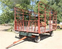 Kick Bale Wagon, on Kory Running Gear, 30x9.50-15