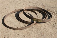 (4) 42" Steel Wheel Bands