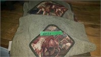 3 TOWEL & FABRIC HORSE TAPESTRIES