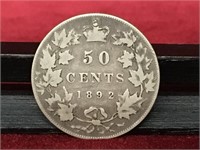 1892 Canada 50¢ Coin