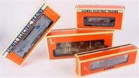 4 Vintage Lionel Train Cars “O” Scale