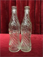 2 Vintage Wishing Well Soda Pop Bottles