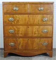 Inlaid Two Over Four Chest of Drawers