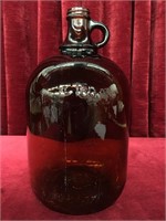 Vintage 160oz Brown Glass Jug - Canada