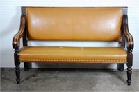 Antique Bench w/ Turned Legs