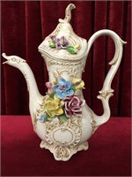 Vintage Bassano Italy Ornate Water Decanter
