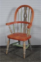 Windsor Style Painted Childs Chair