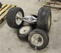 (4) Lawnmower Tires, (2) 23x9.50-12 & (2) 16x6.5