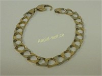10 Kt. Yellow and White Gold Bracelet