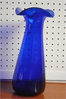 Cobalt Hand Blown Vase