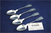 Four Gorham Sterling Serving Spoons