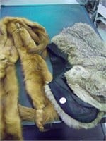 Fox Stole & Fur Coat Collar Stole