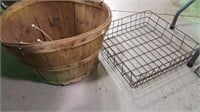 Wire Basket & Bushel Basket