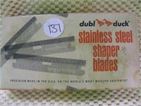 Dubl Duck Stainless Steel Shaper Blades