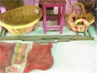Frame For Lawn Chair, Small Table, Onion Bag