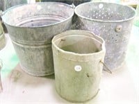 Galvanized Bucket ,  Aluminum Pail & Strainer