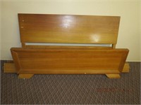Gibbard double bed frame and nightstand