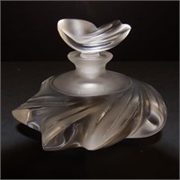 Lalique France Samoa Crystal Perfume Bottle