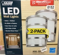 LED Wall Lights 2pk