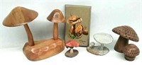Vintage 70's Home Decor Mushroom Collection