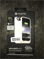 MOPHIE $129 RETAIL BATTERY CASE FOR IPHONE 6 IN