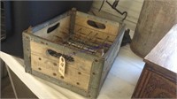 Vintage Wooden Milk Crate