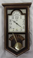 Elgin 25" Pendulum Wall Decor Clock Replica