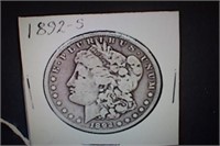 1892o  Morgan Silver Dollar