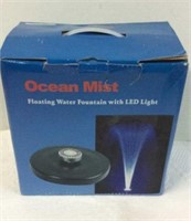 Ocean Mist Floating Water Fountain LED! T12G