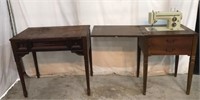 2 Sewing Machine Tables P1B