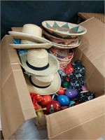 Hats, Moraccas, Bandanas, & Wicker Baskets U5D