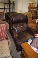 Pair of Genuine Leather Recliners -