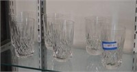 Six Waterford Crystal Drinking Glasses