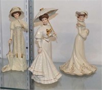 Three Lenox Fine Porcelain Figurines - "Sunday