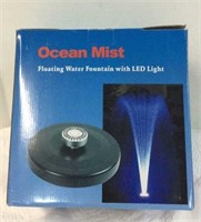 Ocean Mist Floating Water Fountain w/LED! T12G