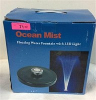 Ocean Mist Floating Water Fountain w/LED! T12F