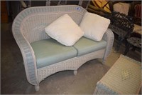 Wicker Sofa w/ Cushions