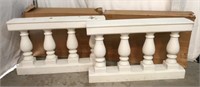 2 Balustrades With 4 Balusters Each P9B