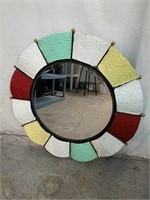 Circular Wall Mirror w/ Beveled Edge U5C