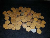 Wheat pennies! Nearly 100 old wheat pennies

Bl