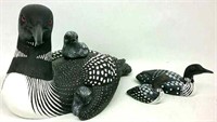Hand Painted Common Loons