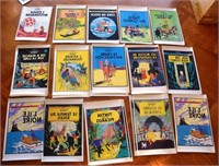 Lot de 45 feuilles transferts Tintin pour T-Shirt